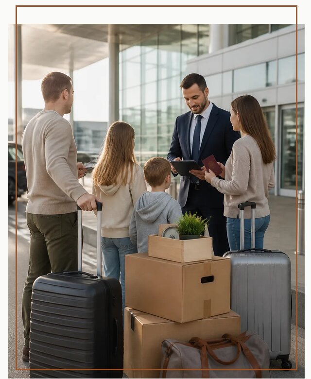 Организация переезда семьи за границу под ключ в Златоусте