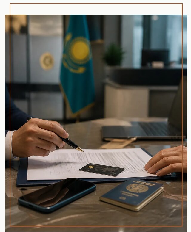 Открытие счета и банковской карты в Казахстане в Златоусте